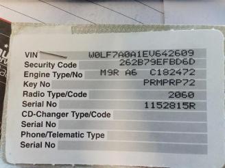 Uttjänta bilar auto Opel Vivaro Vivaro, Van, 2000 / 2014 2.0 CDTI 2012/6