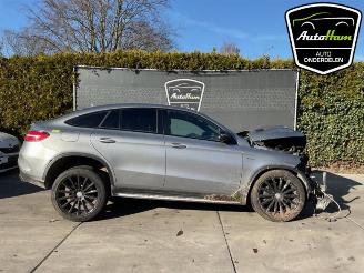 Vrakbiler auto Mercedes GLE GLE AMG Coupe (C292), SUV, 2015 / 2019 3.0 450 AMG V6 24V Turbo 4-Matic 2016/3