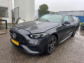Damaged car Mercedes C-klasse 300 e AMG Line 2022/8