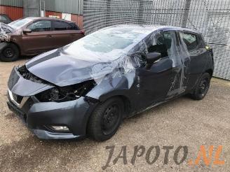 Salvage car Nissan Micra Micra (K14), Hatchback, 2016 / 2024 0.9 IG-T 12V 2017/9