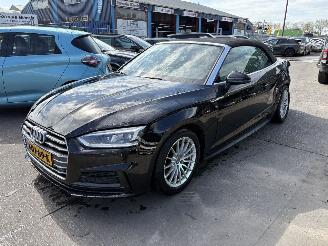 Voiture accidenté Audi A5 2.0 TFSI 185KW Autom. Quattro S-Line Cabriolet Leer Led Xenon 2018/2