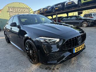 damaged passenger cars Mercedes C-klasse 200 Autom. 150KW AMG-Line Schuifdak Clima Navi Sfeerverlichting Camera Led Xenon 2022/7