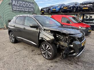 skadebil auto Peugeot 3008 1.2 96KW Clima Navi Camera Led Premium Blue Lease NAP 2019/6