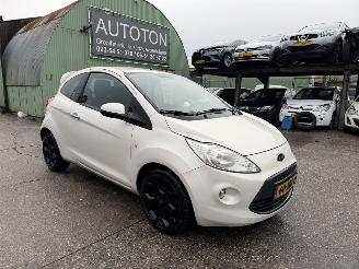 uszkodzony samochody osobowe Ford Ka 1.2 51KW Titanium X Leer Airco Start Stop NAP 2012/6