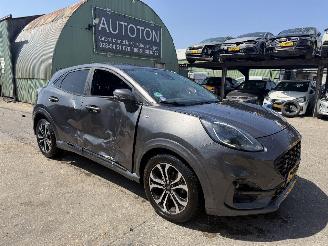 krockskadad bil auto Ford Puma 1.0 Ecoboost 92KW Hybrid X ST-Line Clima Navi Camera 2021/6