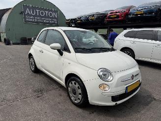 krockskadad bil auto Fiat 500 1.2 51KW Autom. Airco POP NAP 2010/10