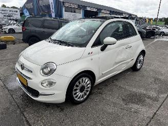 Schadeauto Fiat 500 0.9 Twinair 59KW Pano Turbo Lounge Led NAP 2016/9