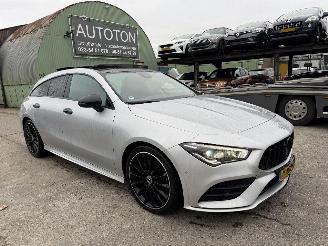 krockskadad bil auto Mercedes Cla-klasse 250 165KW Autom. Pano Sfeerverlichting Clima Navi Led Camera NAP 2021/1