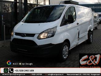 krockskadad bil bedrijf Ford Transit Custom 270S 2.0TD105Pk/77Kw M6 FWD Trend airco 3 zits 2017/5