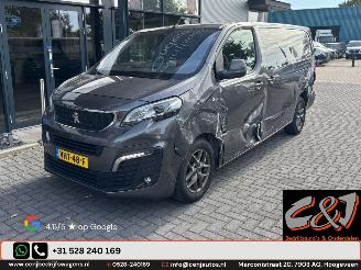 krockskadad bil bedrijf Peugeot Expert 2.0 BlueHDI 180 Long Asphalt DC Zijschade Dubbel Cabine Export 2020/12