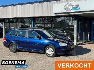 krockskadad bil auto Volkswagen Golf Variant 1.9 TDI 105PK Trendline DSG Climate Cruise 2008/2