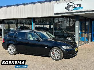 krockskadad bil auto BMW 3-serie 325xi 218PK High Exe 4X4 Leer Automaat Open-Dak Keylss Navigatie 2006/2