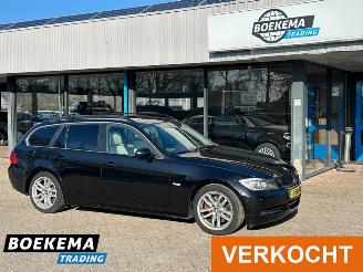 Schadeauto BMW 3-serie 325xi 218PK High Exe 4X4 Leer Automaat Open-Dak Keylss Navigatie 2006/2