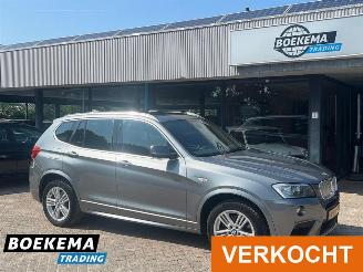 krockskadad bil auto BMW X3 35d XDrive 313PK M-Sport Automaat F1 Panorama Lane-Ass Trekhaak 2013/7