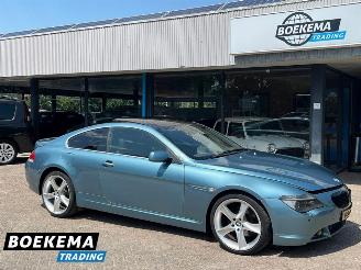 Voiture accidenté BMW 6-serie 630i Pano Navi HUD Climate Cruise PDC 2004/6