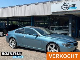 Schadeauto BMW 6-serie 630i Pano Navi HUD Climate Cruise PDC 2004/6