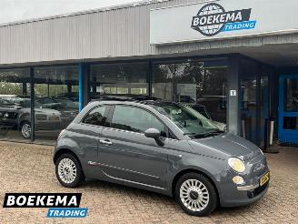 krockskadad bil auto Fiat 500 1.2 Lounge Schuif/Kanteldak Airco 2014/5
