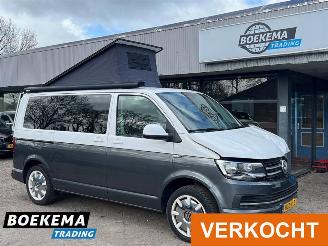 skadebil camper Volkswagen  Transporter 2.0TDI 150PK DSG Camper Hefdak Luifel Fietsendrager Leer Stoelverw. Navigatie 2017/11