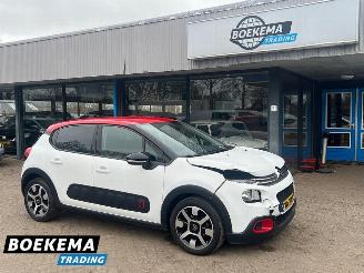 Unfallwagen Citroën C3 1.2 PureTech Shine Automaat Navigatie Cruise Climate 2018/12