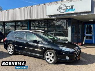 Schadeauto Peugeot 407 2.0 Signature Pack Premium Panorama Navigatie Leer Cruise 2010/10
