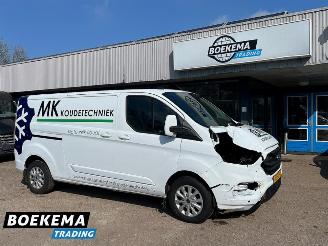 skadebil auto Ford Transit Custom 300 2.0 TDCI L2H1 Limited Navigatie Stoelverwarming Cruise PDC 2023/2