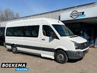 krockskadad bil bedrijf Volkswagen Crafter 35 2.0 TDI L3-H2 9-Peroons Rolstoeflift Airco Cruise 2013/6