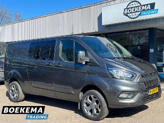danneggiata veicoli commerciali Ford Transit Custom 320 2.0 TDCI 170PK L2 Limited DoKa 6-Persoons Automaat 2xSchuifdeur 2018/5