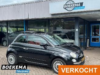 krockskadad bil auto Fiat 500 1.4 16V Lounge 6-Hand Panorama Leer 2008/1