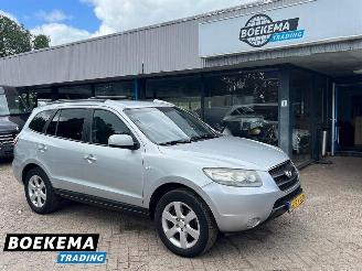 krockskadad bil auto Hyundai Santa Fe 2.7i V6 Style LPG Navigatie Leer Stoelverw Camera 2007/5