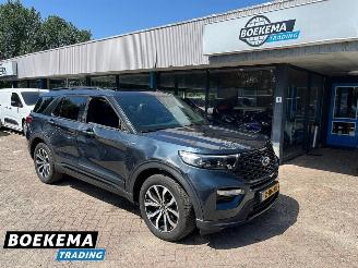 damaged passenger cars Ford Explorer 3.0 V6 EcoBoost PHEV ST-Line B&O Sound Stoelverkoeling Leer ACC Navigatie Camera 2024/2