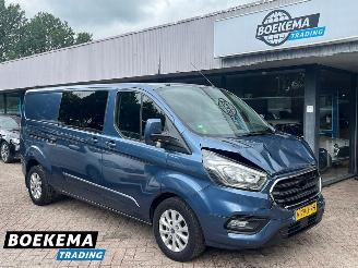 krockskadad bil bedrijf Ford Transit Custom 320 2.0 TDCI L2 Limited DC 5-Persoons Clima Camera 2x Schuif 2018/5