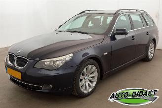 Vrakbiler auto BMW 5-serie Touring 520i Automaat Leder Clima Navi Corporate Lease Business Line Edition I 2010/10