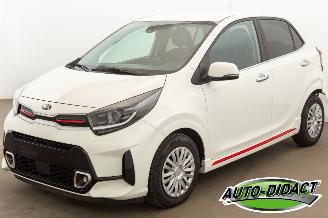 krockskadad bil auto Kia Picanto 1.2 Automaat 86.972 km Clima Navi Leder Camera 2021/10