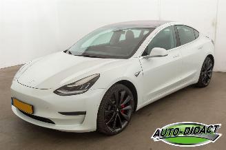 skadebil auto Tesla Model 3 Performance AWD 75 kWh 2020/8