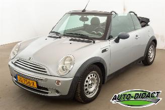 damaged passenger cars Mini Cabrio 1.6 One Airco 2006/10