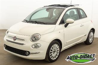 Auto incidentate Fiat 500 1.2 Lounge Automaat Open Pano Airco Leder 2020/1