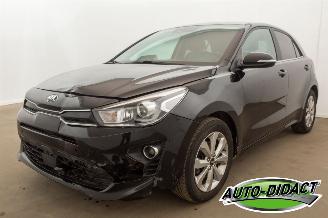 Voiture accidenté Kia Rio 1.0 Navi Camera Airco Leder Stoelverwarming 2021/10