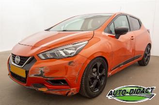 krockskadad bil auto Nissan Micra 1.0 IG-T Automaat Navi Camera Tekna 2020/4