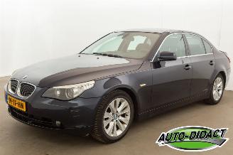 krockskadad bil auto BMW 5-serie 525i Automaat Navi Airco High Executive 2006/8