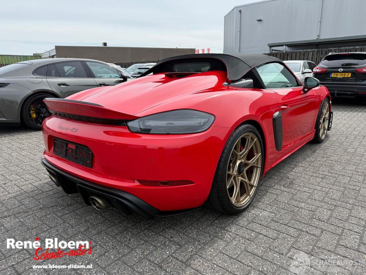 Porsche 718 Spyder 4.0 RS Weissach 500pk