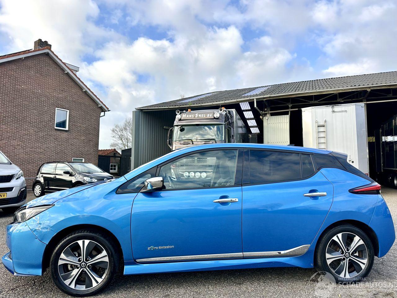 Nissan Leaf e+ 62kWh 218pk aut Tekna - nap - bose - 360cam - nav - leer + alcantara - stuur + stoelverw v+a - E-pedal
