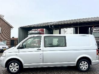 skadebil bedrijf Volkswagen Transporter 2.5 TDI 131pk Automaat 340 Comf. Dubbel Cabine - nap - leer - airco - cruise - camera - klapdeuren - trekh 2008/1