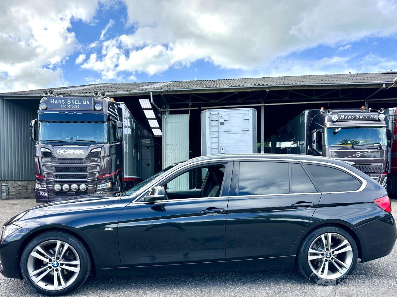 BMW 3-serie Touring 320d 163pk aut High Executive - nap - alarm - leer - elektr trekh + klep - harman/kardon
