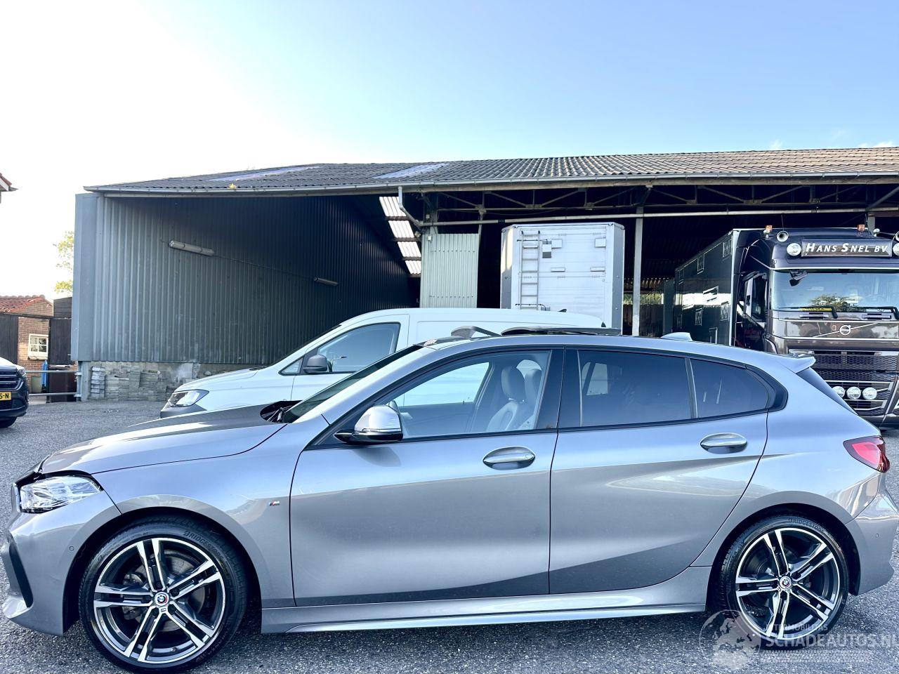 BMW 1-serie 118i aut High Exe M-Sport - nap - pano - sfeerverl - nav - cam - alarm - stuurverw - front + line + park assist