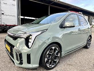 Kia Picanto Gereserveerd 1.0 DPI 63pk GT-Line 5drs - nap - schuifdak - 1e eig - leer - nav - cam - keyless - line + side assist - stuurverw picture 2