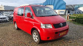 krockskadad bil camper Volkswagen  Volkswagen camper 6 pers 2.5 TDI MOTORSCHADE D 96 KW 2008/10