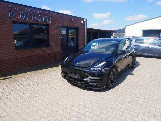skadebil auto Tesla Model Y LONG RANGE DUAL PANORAMADAK LEER AWD 2024/7