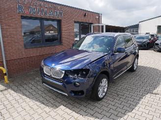 uszkodzony samochody osobowe BMW X3 X-LINE X-DRIVE LEER XENON 2017/12