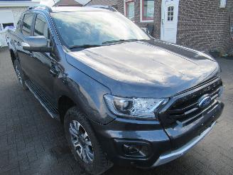 krockskadad bil auto Ford Ranger 2.0D 212Pk Aut. 4x4 WildTrak  Leer Navi StoelVerwarming Keyless-Go Camera..... 2023/1