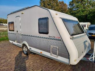 krockskadad bil caravan Kip  Star Line 47 TDB Mover+Voortent+2x Fietsendrager 2006/7